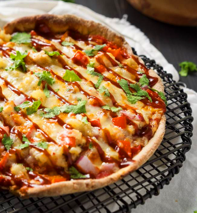 Chipotle BBQ Chicken Cast Iron Skillet Pizza