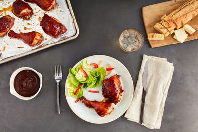 Kansas City Style Oven Roasted BBQ Chicken
